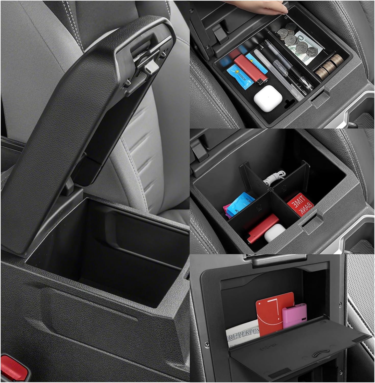 Car Seat Organizer - 2 Peças para Toyota Tacoma 2024-2026: