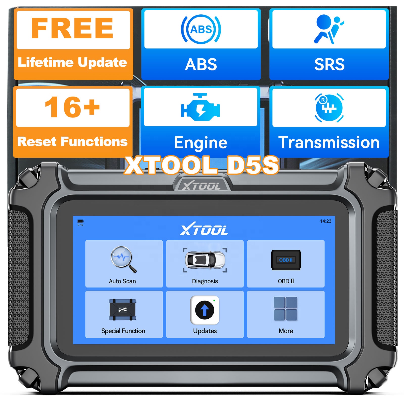 Obd2 Scanner - Scanner OBD2 D5S 12V com Atualização