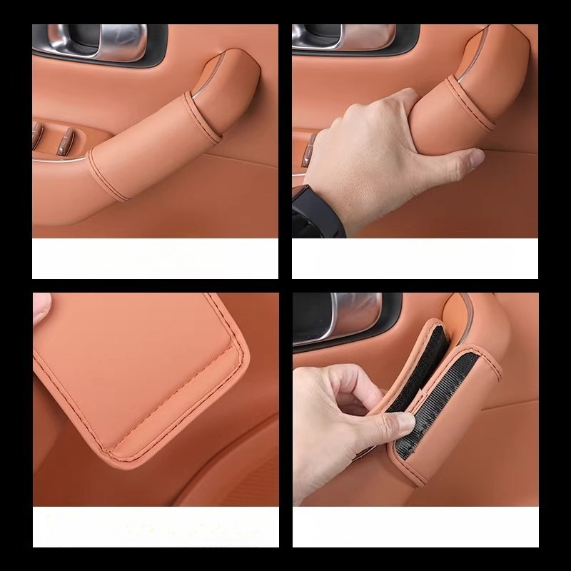 Car Door Handle Protector - Capa Protetora de Couro para Maçaneta
