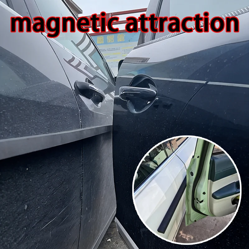 Car Door Handle Protector - Faixa magnética de proteção contra colisões