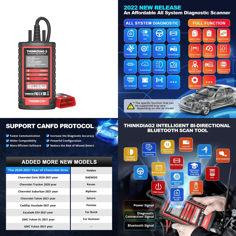 Thinkdiag 2 Ferramenta de Diag - Obd2 Scanner avaliação e preço