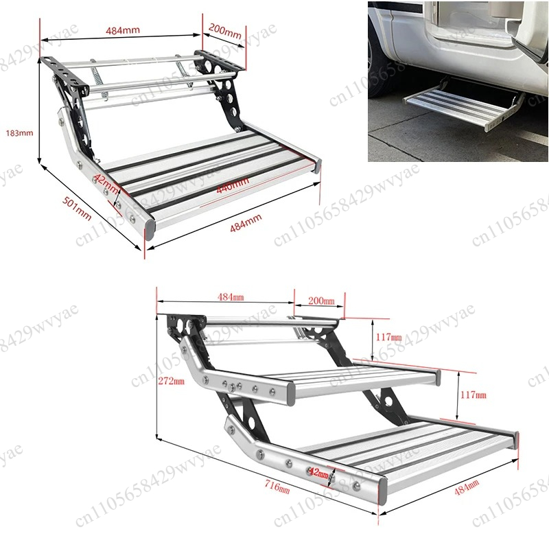 Degraus Dobráveis de Alumínio  - Car Accessories For Camping avaliação e preço